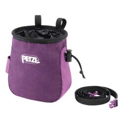 Petzl Saka Chalk Bag in Violet